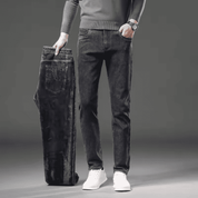 Calça Jeans Masculina Reta com Pelúcia Forglows