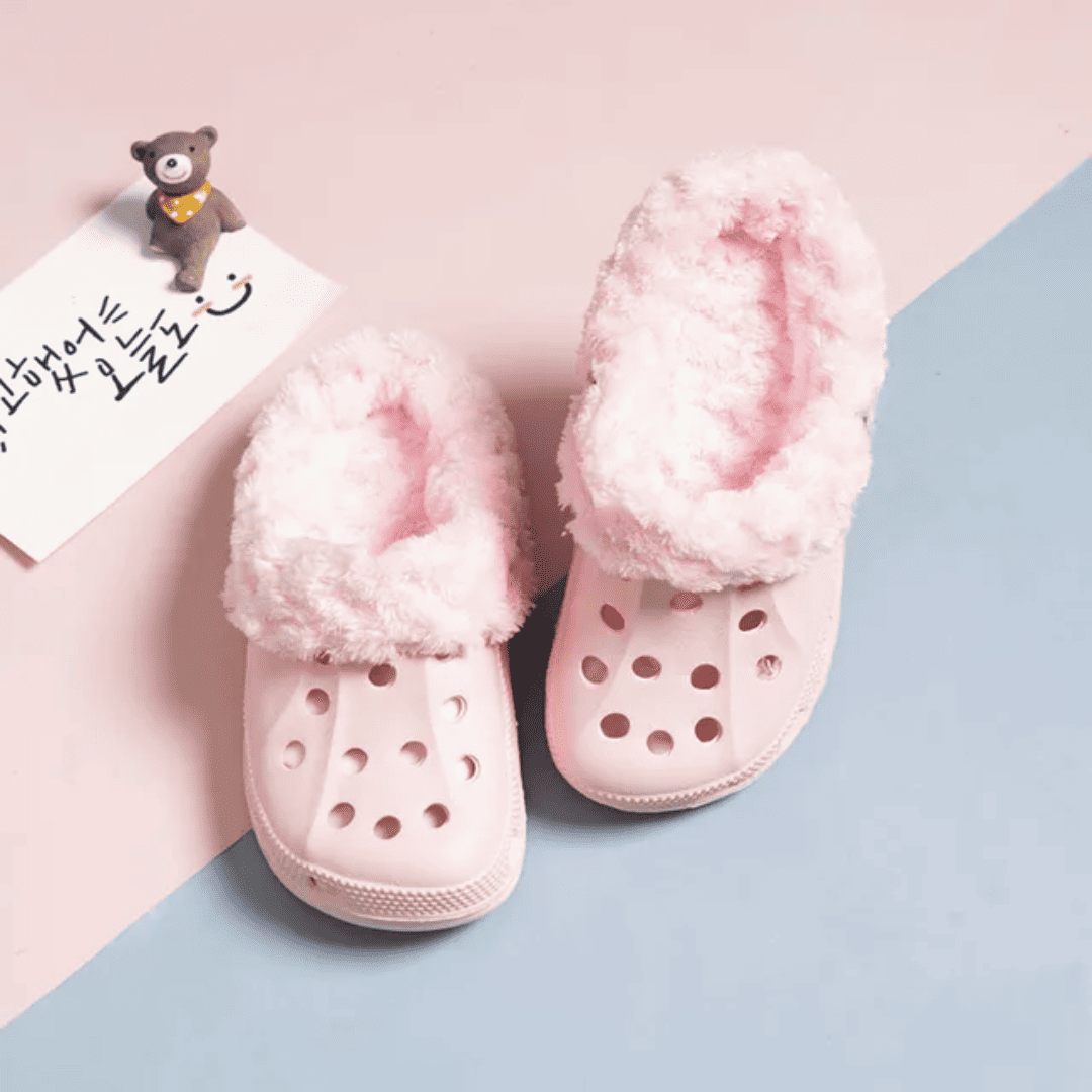 Croc Infantil com Pelúcia Forglows