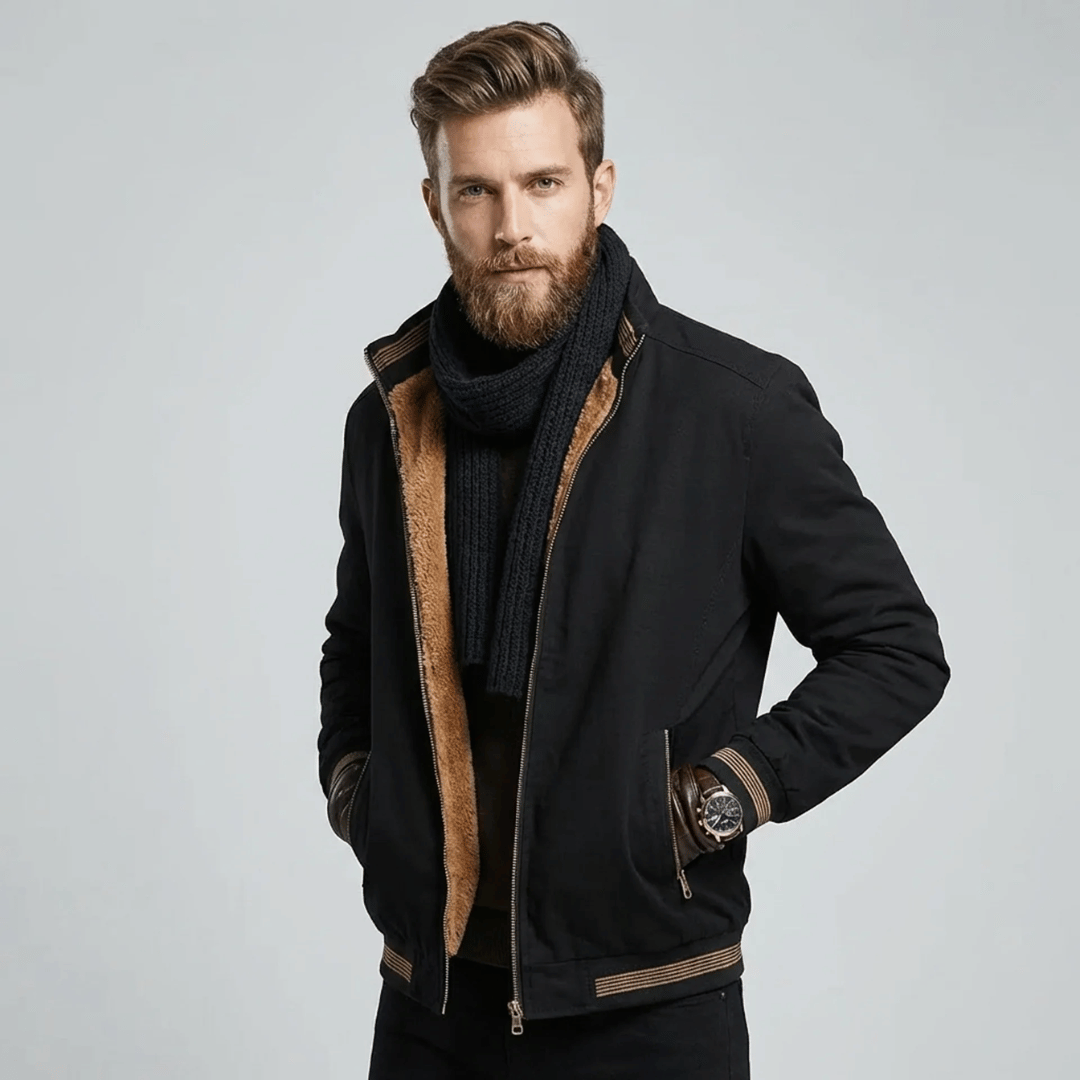 Jaqueta Masculina Bomber com Pelúcia Forglows