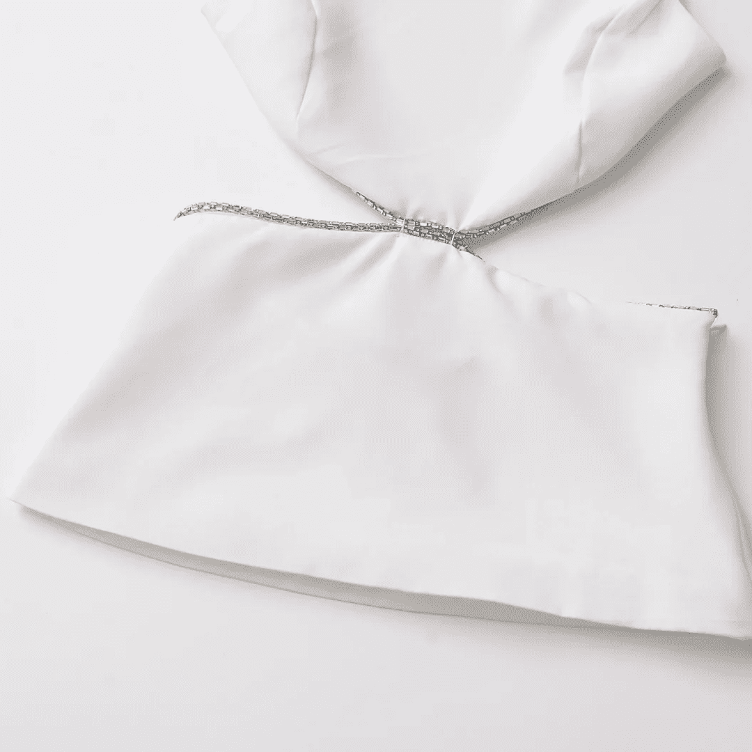 Blusa Feminina com Recorte e Pedraria Forglows