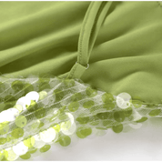 Vestido Feminino Longo com Lantejoulas Forglows