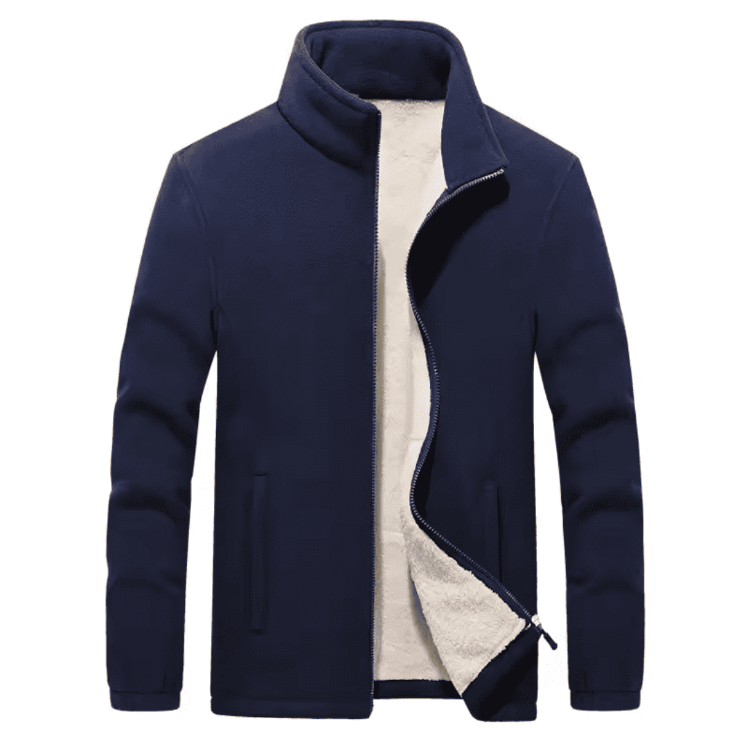 Casaco Masculino em Fleece Forrado Slim Forglows