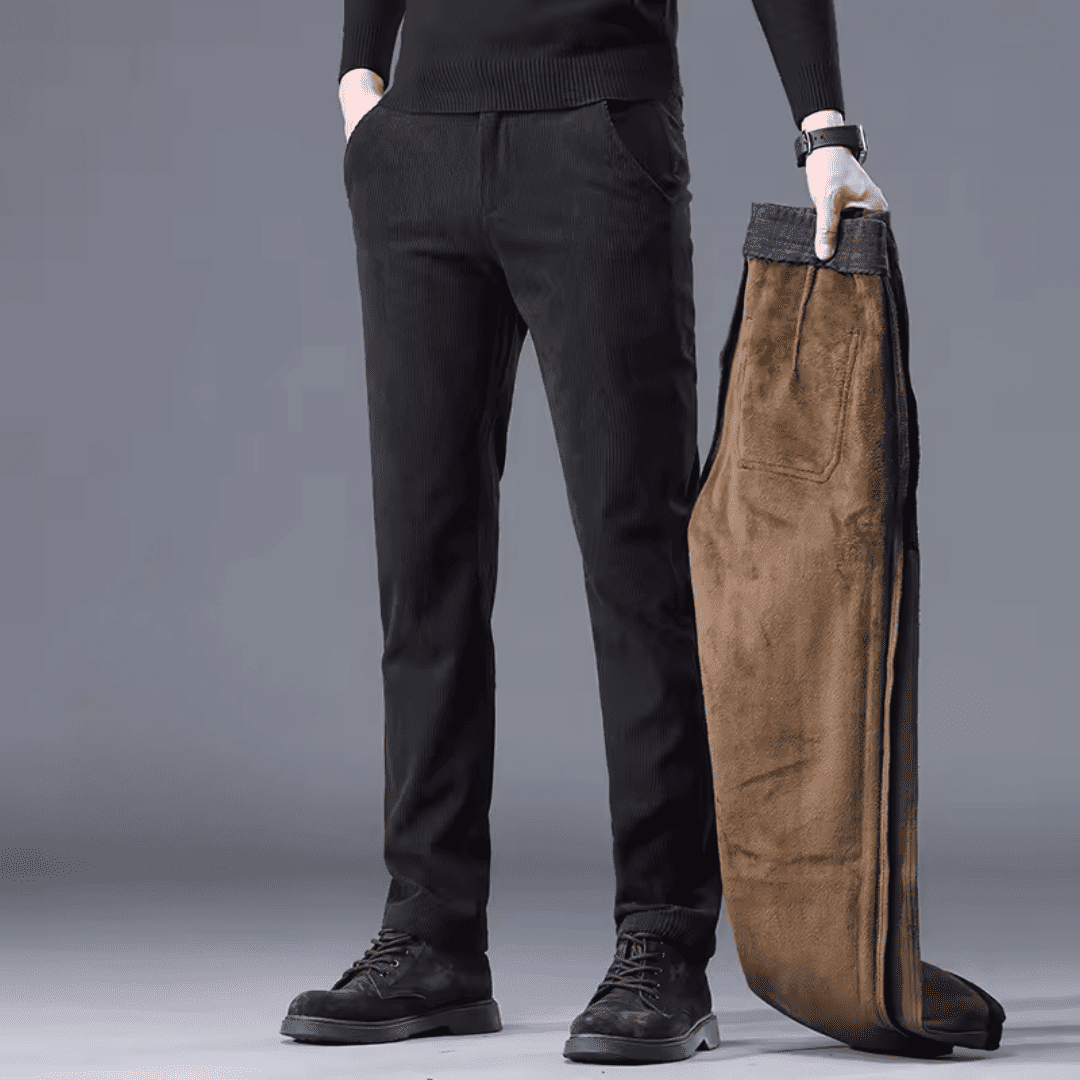 Calça Masculina com Pelúcia em Cotelê Forglows