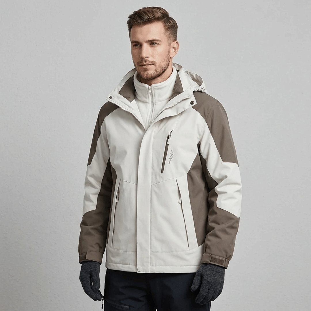 Jaqueta 3 em 1  Impermeável Masculina Forglows