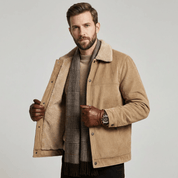 Jaqueta Masculina com Pelúcia Amsterdã Forglows
