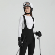 Calça Feminina com Alças para Neve Impermeável Forglows