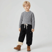 Calça Infantil de Moletom com Pelúcia Forglows
