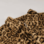 Jaqueta Feminina de Pelos Leopard Forglows