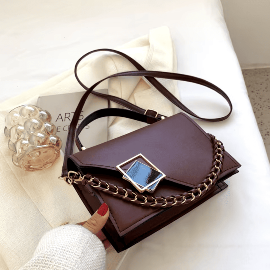 Bolsa Feminina Tiracolo com Corrente Luxo Forglows