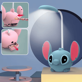 Luminária de Mesa com Apontador de Lápis do Stitch