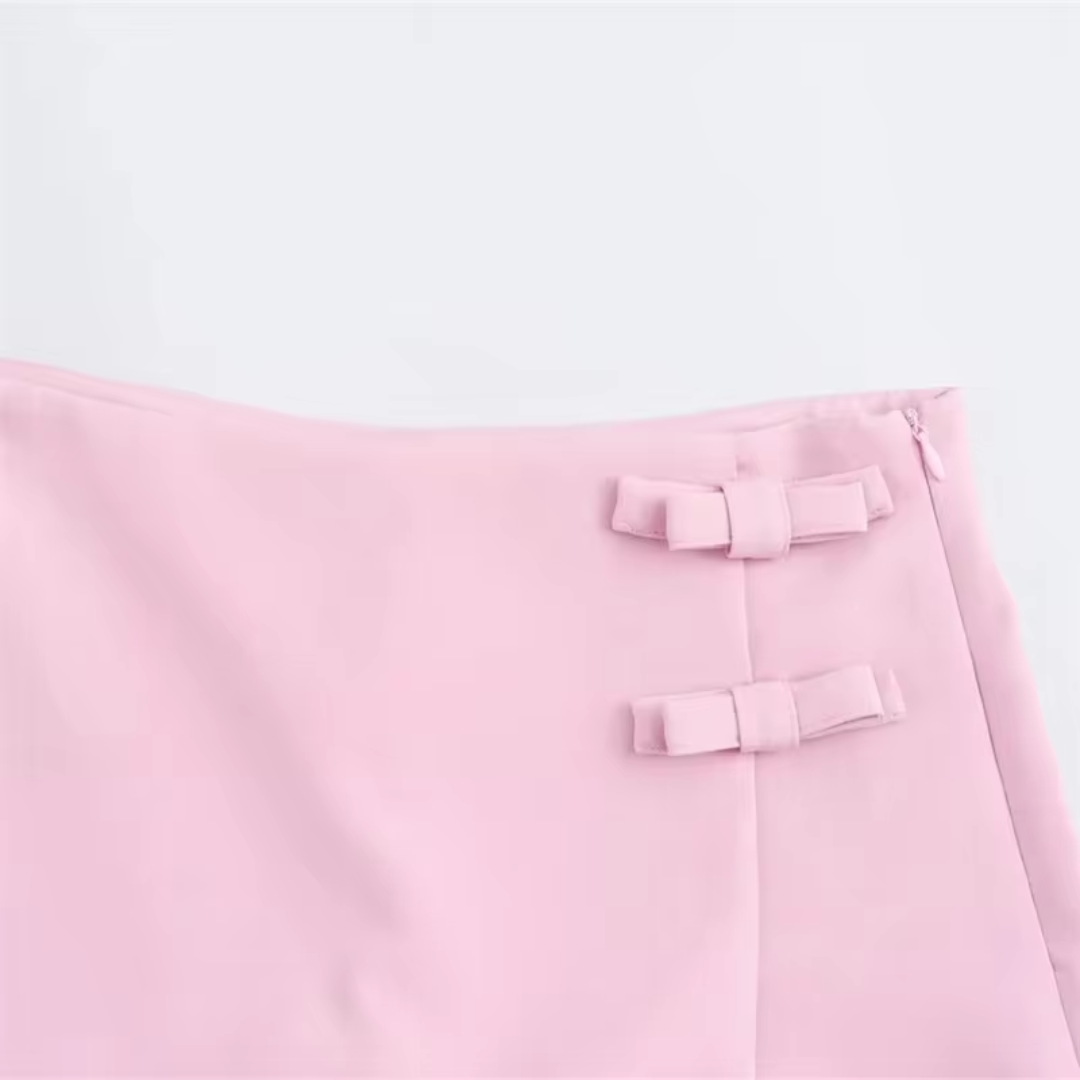 Shorts Saia Feminino com Laço Angélica Forglows