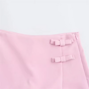 Shorts Saia Feminino com Laço Angélica Forglows