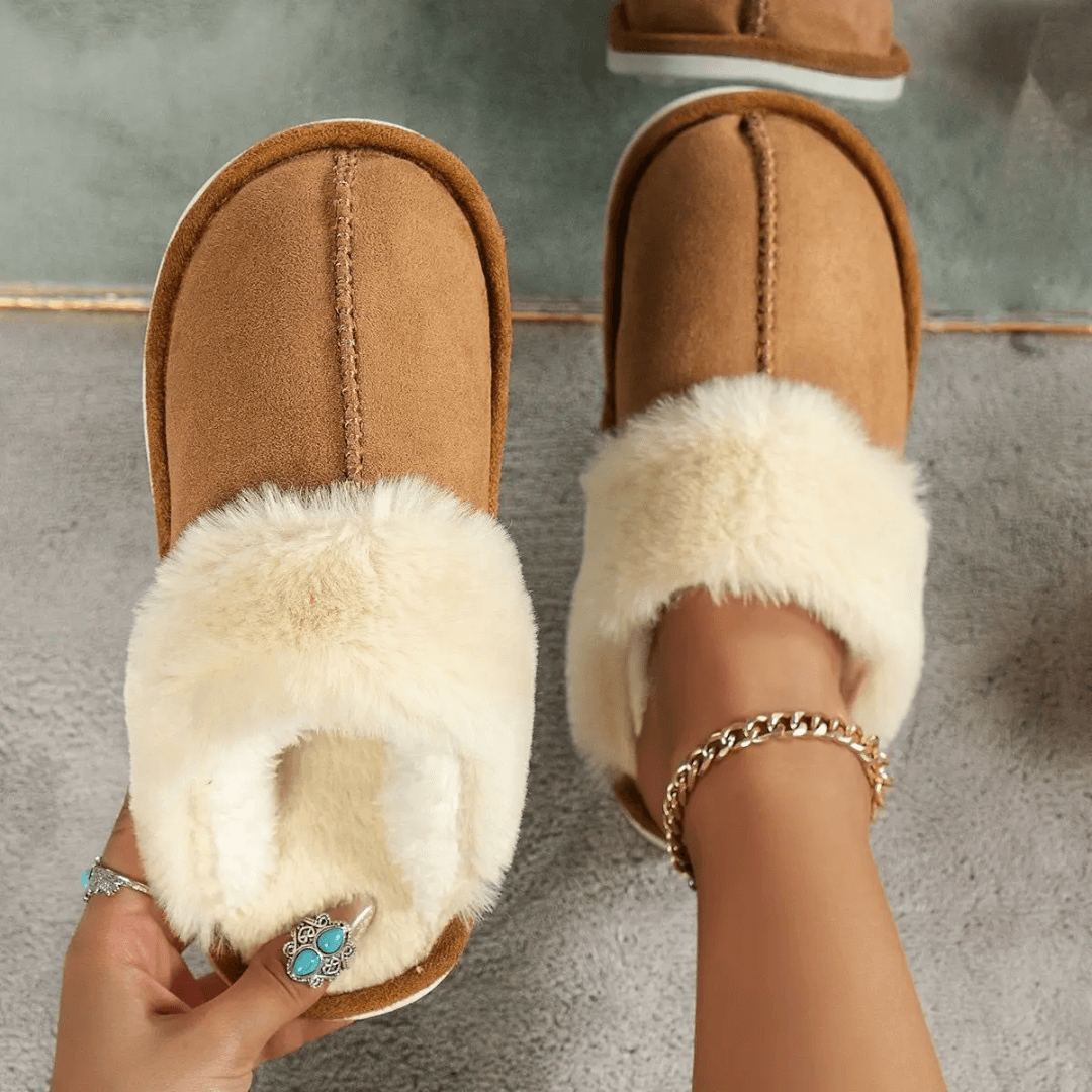 Pantufa Feminina Peluciada Camurça Forglows