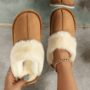 Pantufa Feminina Peluciada Camurça Forglows