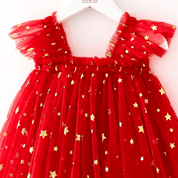 Vestido para Menina Natalino em Tule