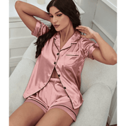 Conjunto de Pijama Feminino em Seda Forglows