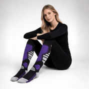 Meia Térmica Feminina para Neve Antiderrapante Forglows