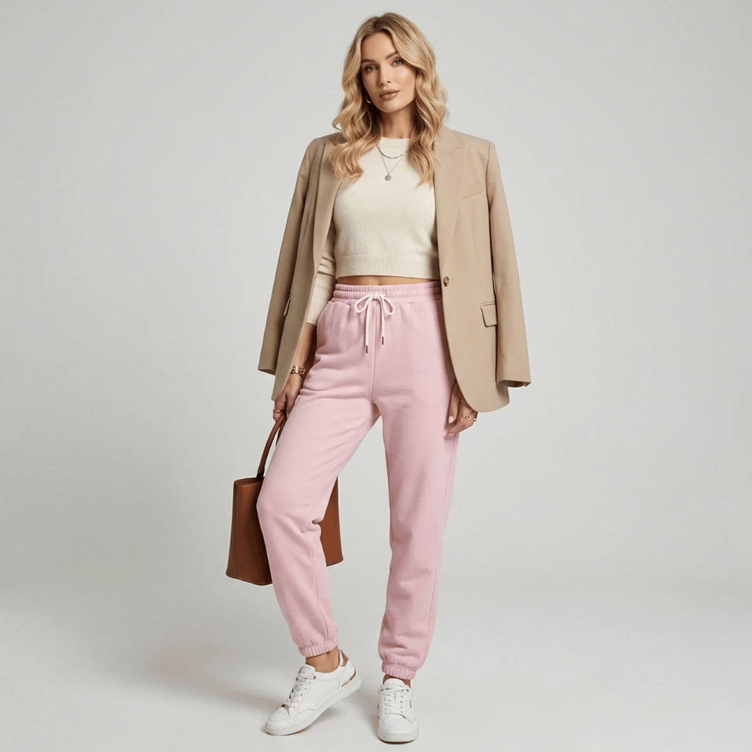 Calça Feminina de Moletom Peluciada Forglows