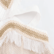 Vestido Feminino Longo Fluído com Transparência Forglows