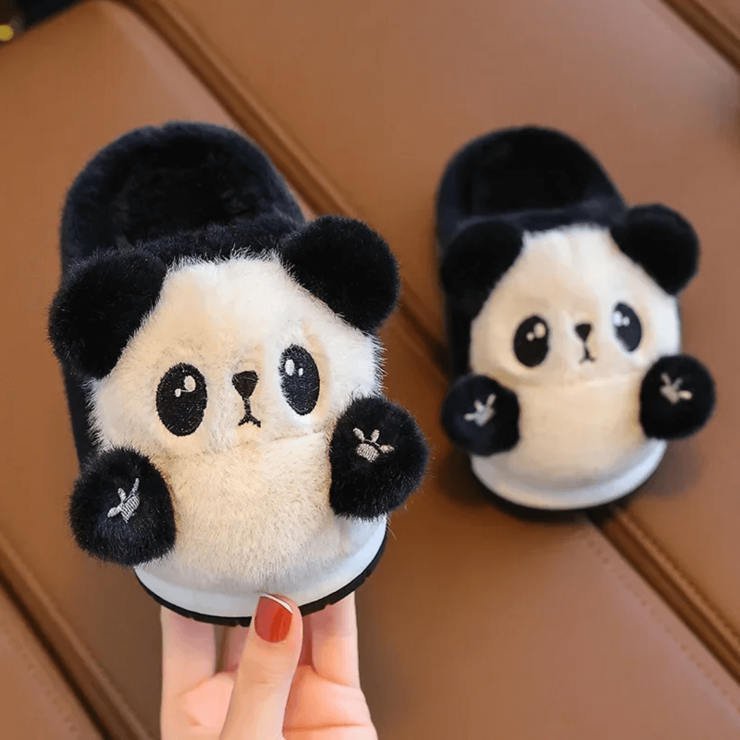 Pantufa Infantil Peluciada Panda Forglows