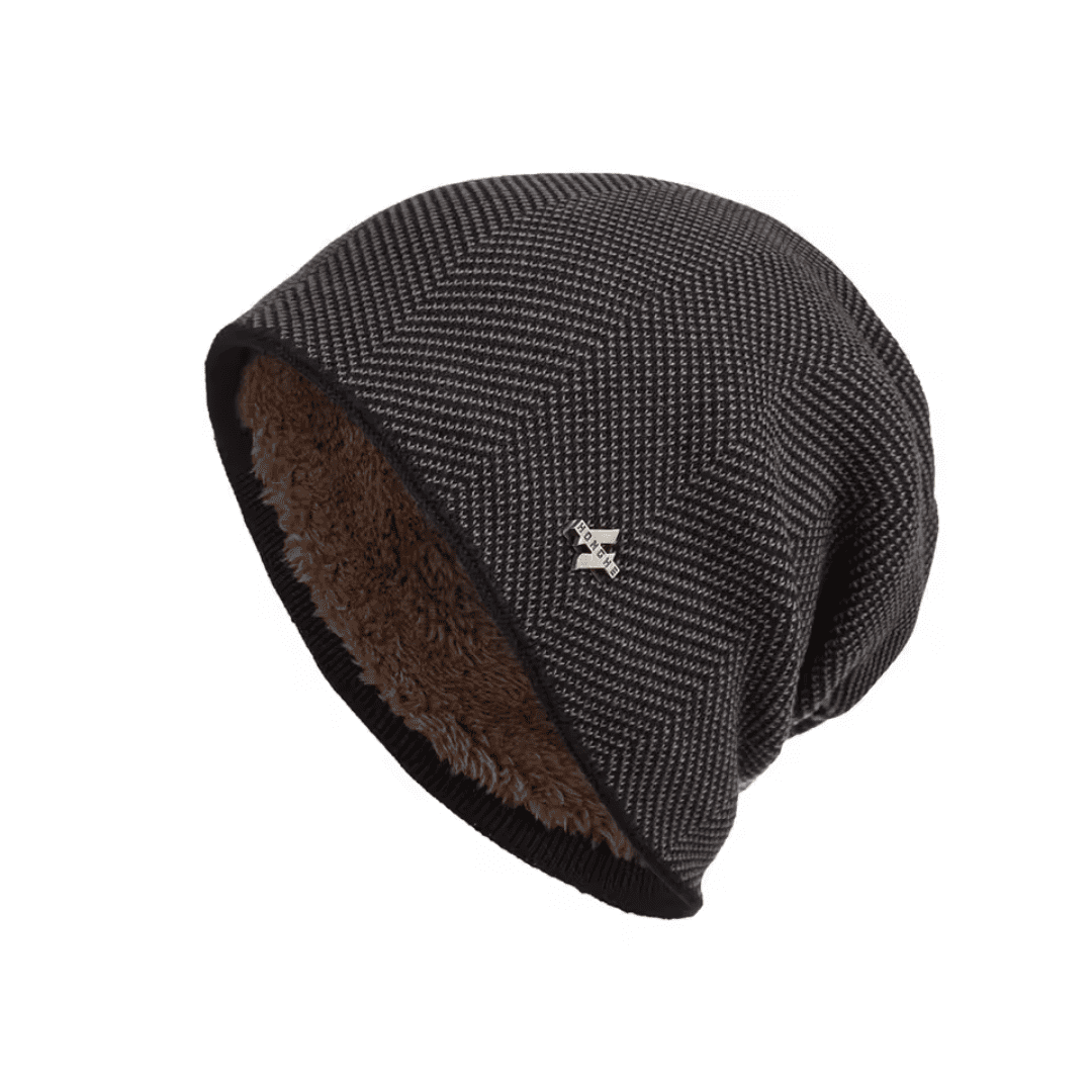 Gorro Masculino Forrado com Pelúcia Casual Forglows