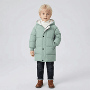 Jaqueta Parka Alongada Infantil Forglows