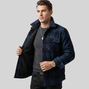 Camisa Masculina Xadrez Peluciada Forglows