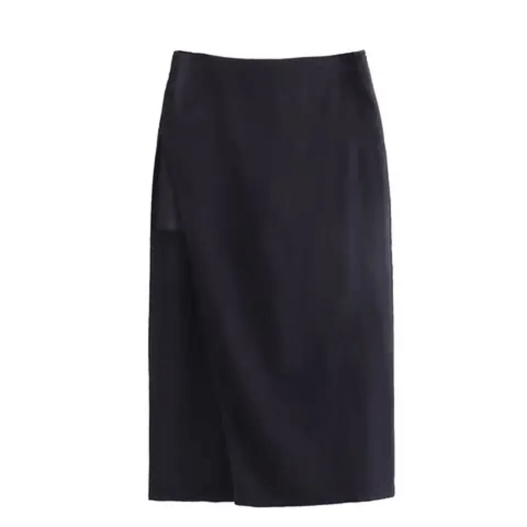 Saia Feminina Midi em Linho Forglows