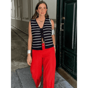 Colete Feminino de Fio com Amarração Aligne Forglows