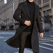 Sobretudo Masculino de Lã Batida Forglows