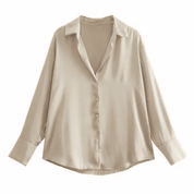 Camisa Feminina de Cetim Eloise Forglows