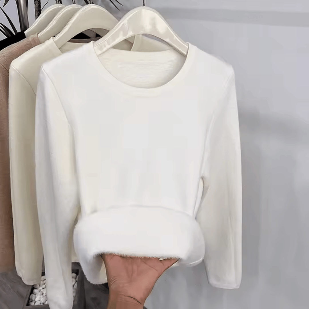 Blusa Feminina Manga Longa Peluciada Forglows