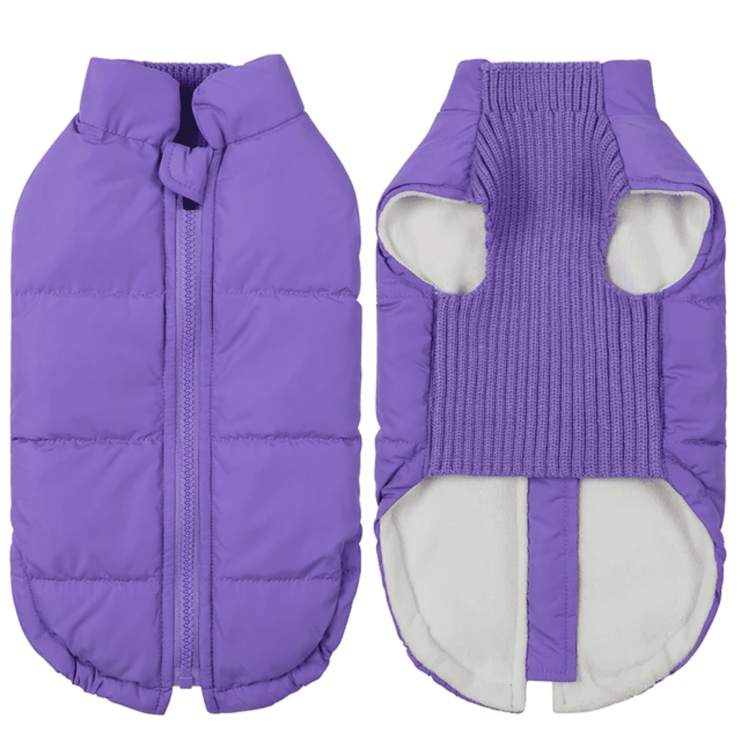 Casaco Puffer Impermeável para Pet Forglows