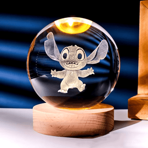 Luminária Esfera com LED Stitch