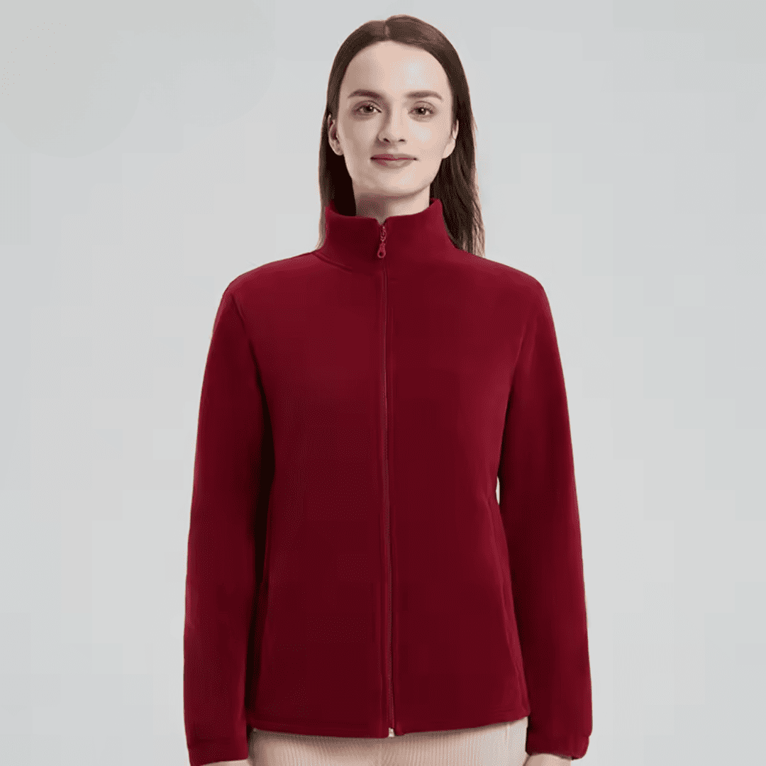 Casaco Feminino Básico em Fleece Forglows