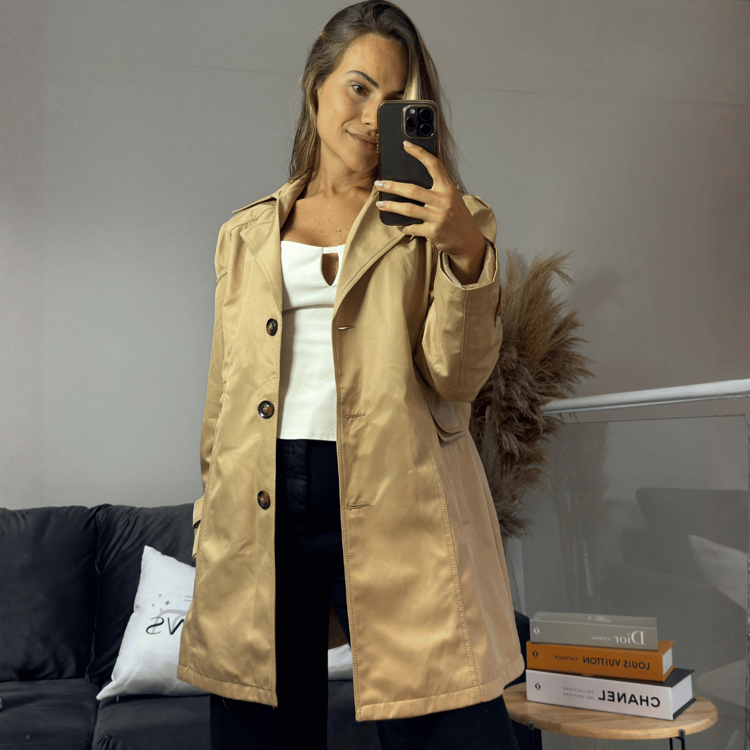 Trench Coat Feminino Finlândia Forglows
