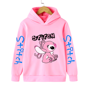 Moletom Infantil com Capuz Stitch