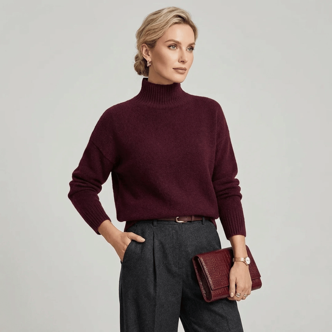 Maxi Suéter Feminino com Gola Alta Denali Forglows