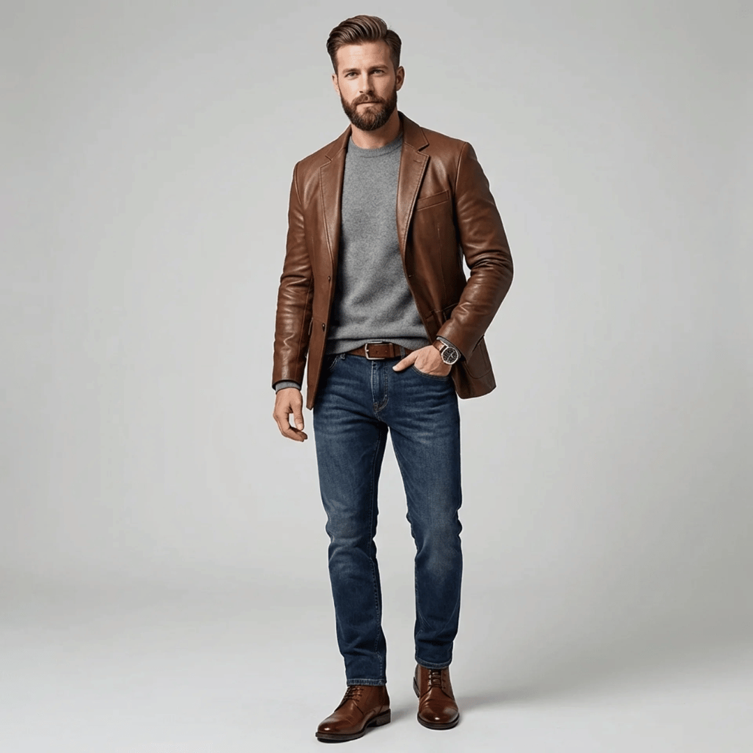 Calça Jeans Masculina Reta com Pelúcia Forglows