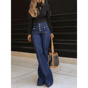 Calça Jeans Feminina Flare Forglows