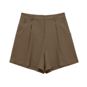 Shorts Alfaiataria Feminino Cintura Alta Ricca Forglows