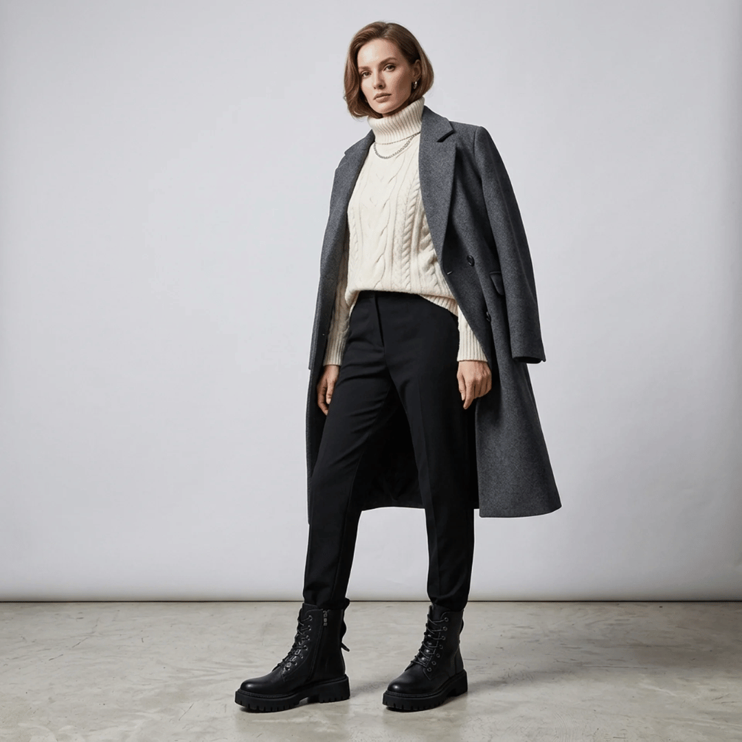 Bota Coturno Feminina Forrada Forglows