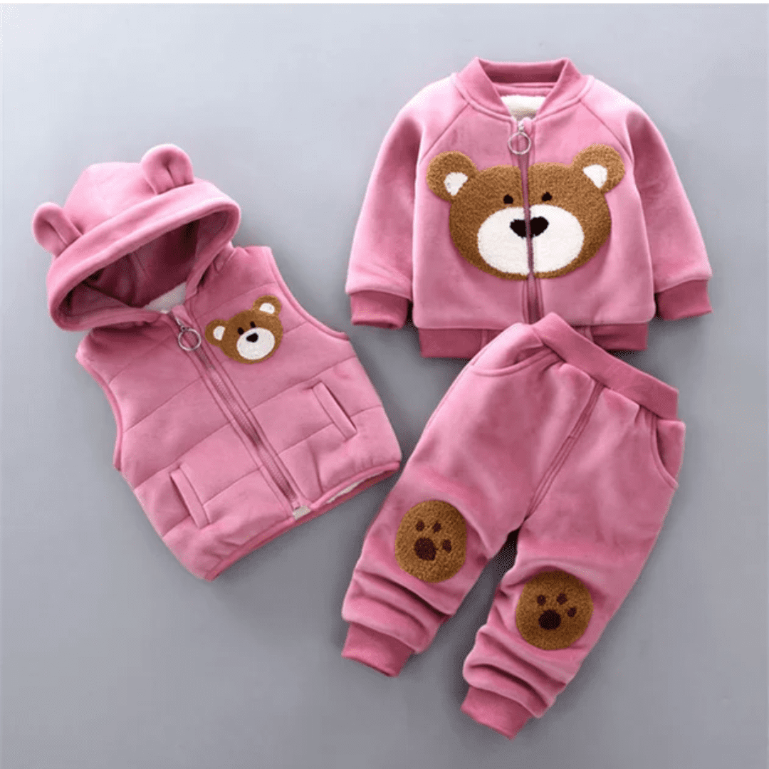 Conjunto de Inverno Infantil 3 Peças Forglows