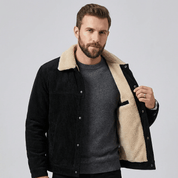 Jaqueta Masculina com Pelúcia Amsterdã Forglows