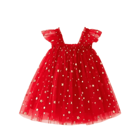 Vestido para Menina Natalino em Tule