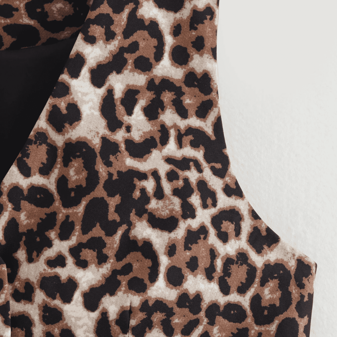 Colete Feminino Animal Print Nívia Forglows