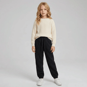 Calça Moletom Infantil Aveludada Menina Forglows