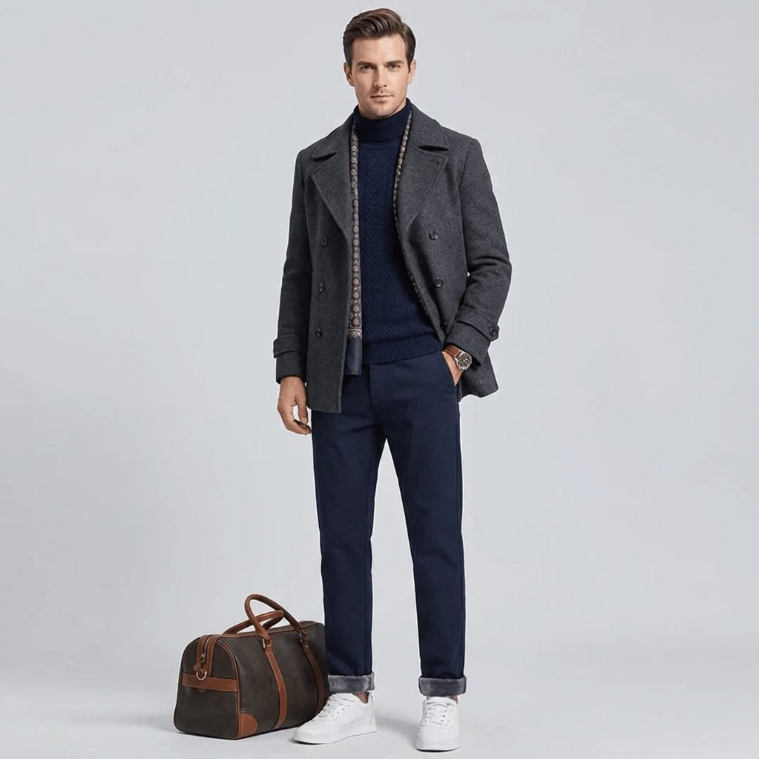 Calça Masculina de Sarja Aveludada Forglows