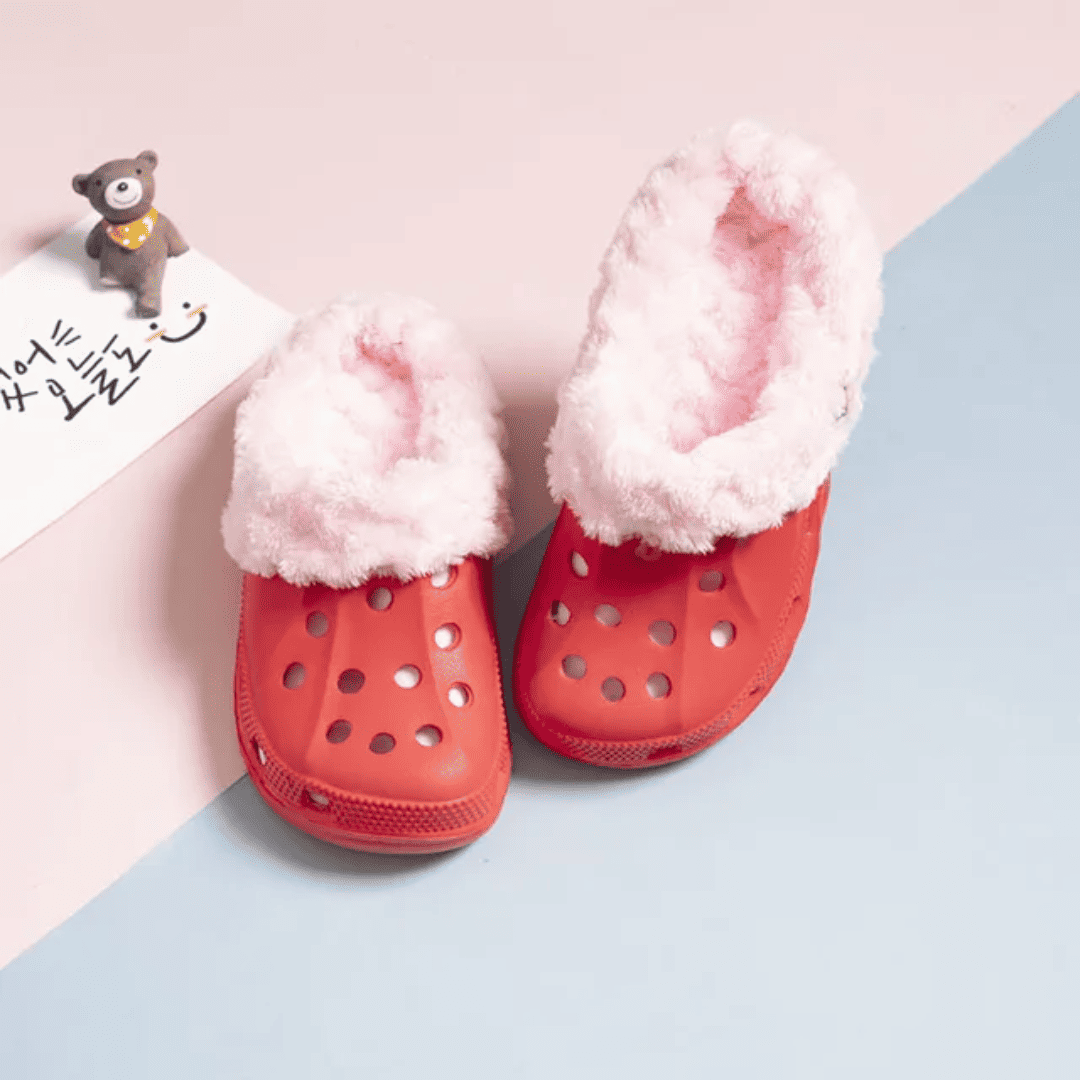 Croc Infantil com Pelúcia Forglows