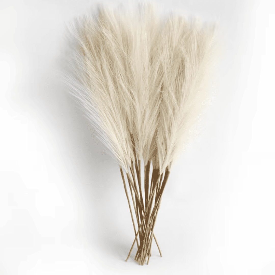 6 Peças de Galhos de Pampas Artificial